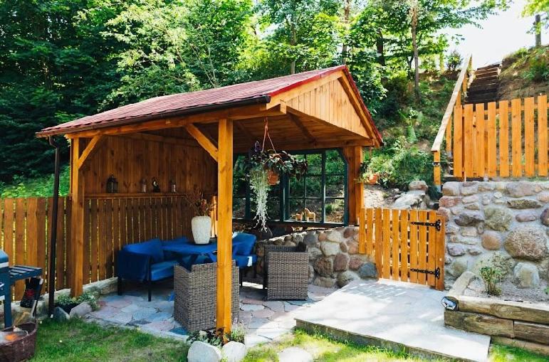 Zahrada ubytování Apartamenty Cichy Kącik