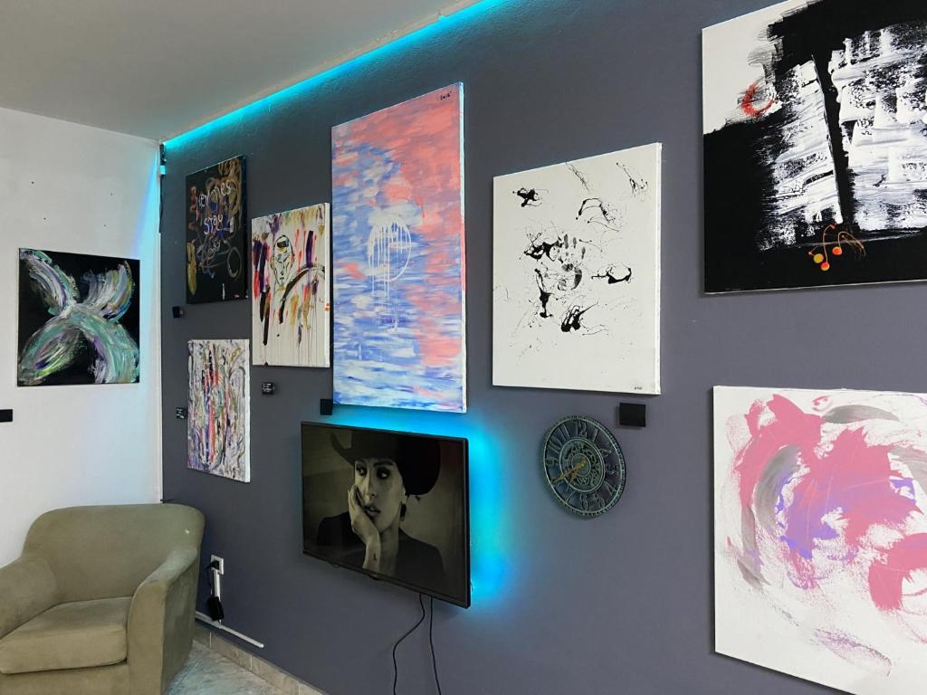 Posezení v ubytování Maison D’artiste