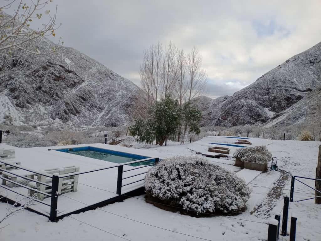 Cabaña en Potrerillos semasa musim sejuk