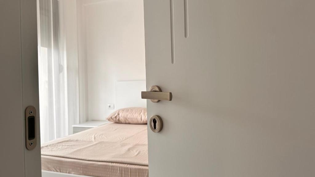 Postel nebo postele na pokoji v ubytování Sublime one-bedroom apartamentnr6
