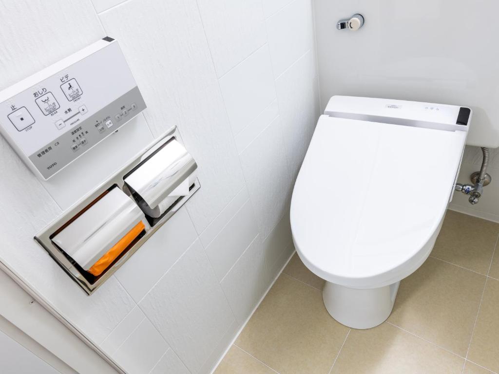 Koupelna v ubytování APA Hotel Hiroshima Ekimae Stadiumguchi