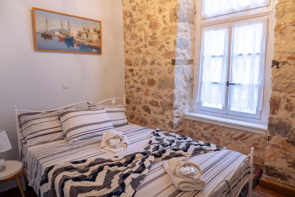 Postel nebo postele na pokoji v ubytování 1830 Chateau