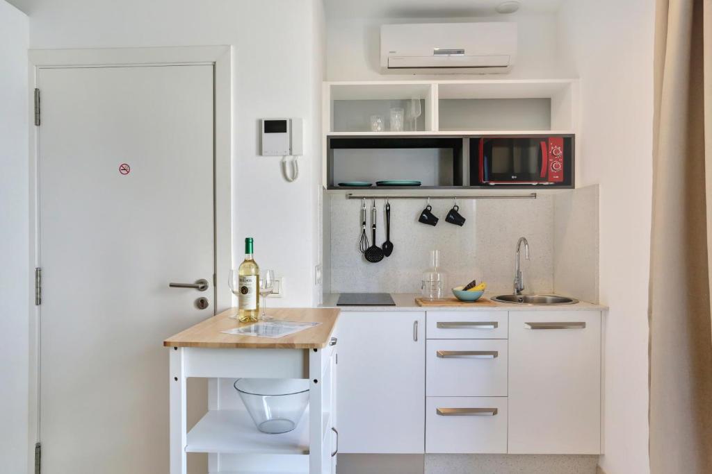 Kuchyň nebo kuchyňský kout v ubytování 4rooms Fuerteventura