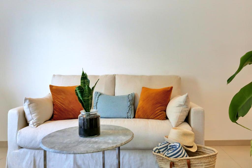 Posezení v ubytování 4rooms Fuerteventura