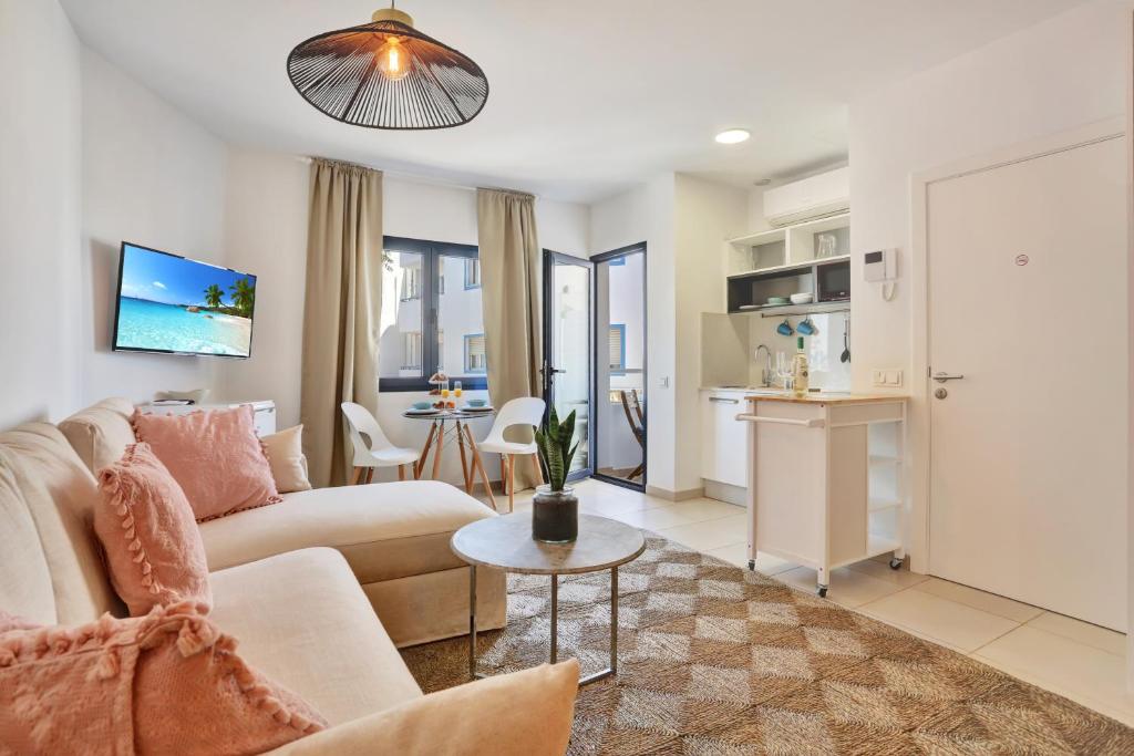 Kuchyň nebo kuchyňský kout v ubytování 4rooms Fuerteventura