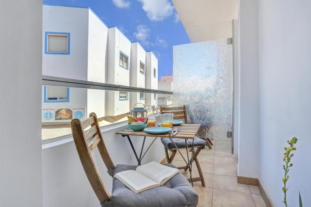 Balkón nebo terasa v ubytování 4rooms Fuerteventura