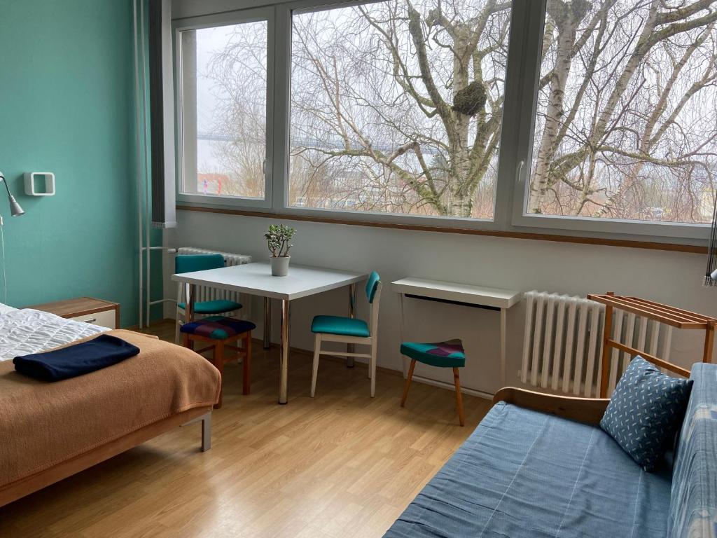 Posezení v ubytování Hostel Stralsund