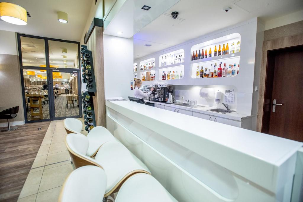 Lounge nebo bar v ubytování Park Hotel Diament Wroclaw