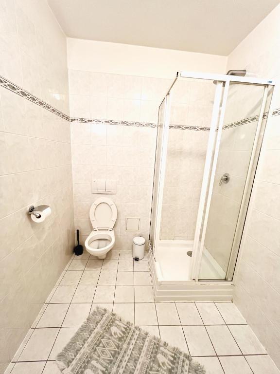Koupelna v ubytování hotel Florian Sedlčany