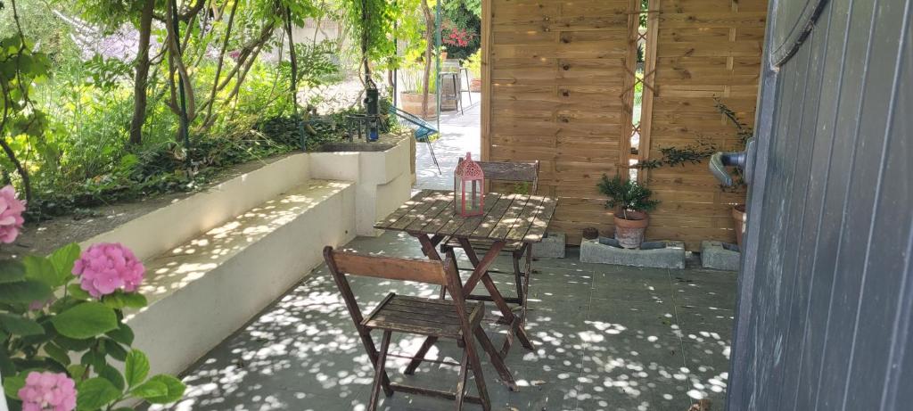 Zahrada ubytování Location appartement dans mas provençal