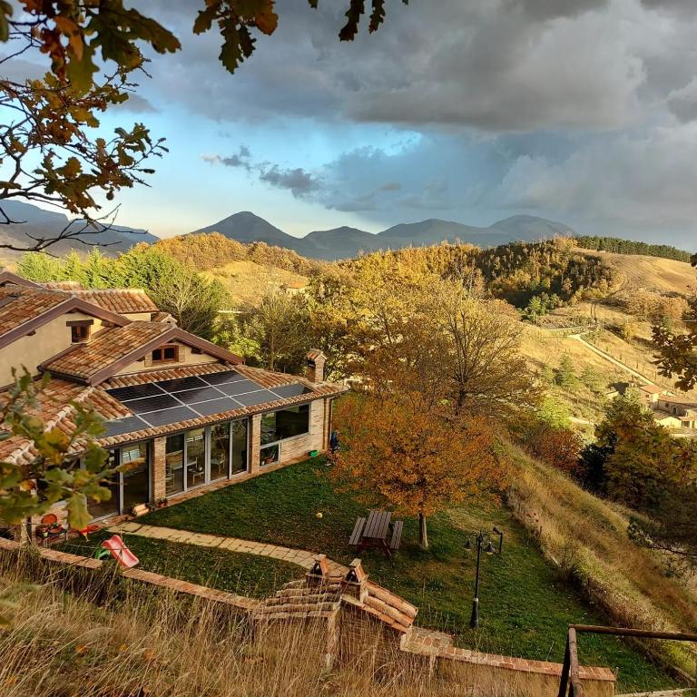 Nespecifikovaný výhled na hory nebo výhled na hory při pohledu z bed and breakfast