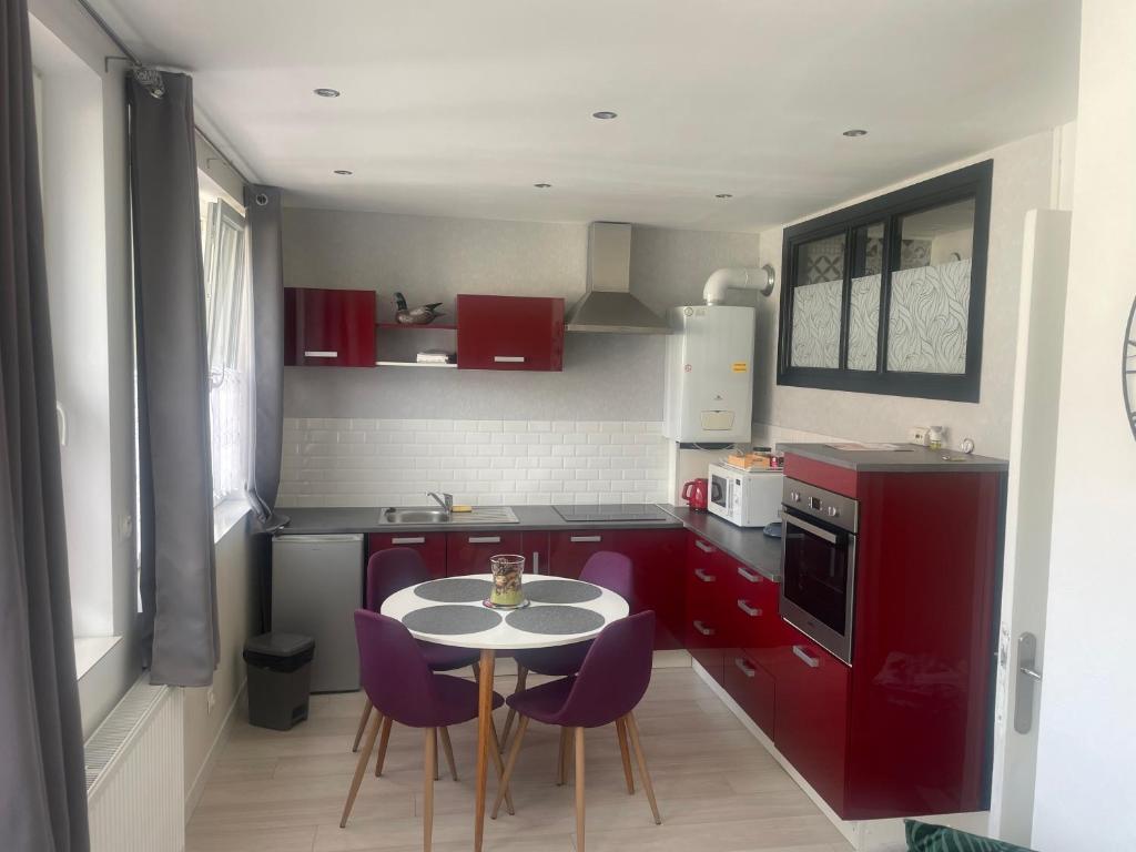 Η κουζίνα ή μικρή κουζίνα στο Le Bienvenue Chez Toi