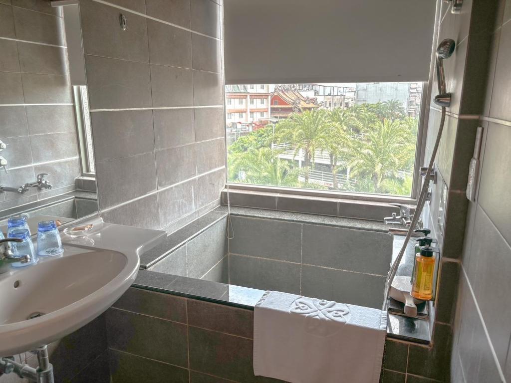 Koupelna v ubytování Art Spa Hotel