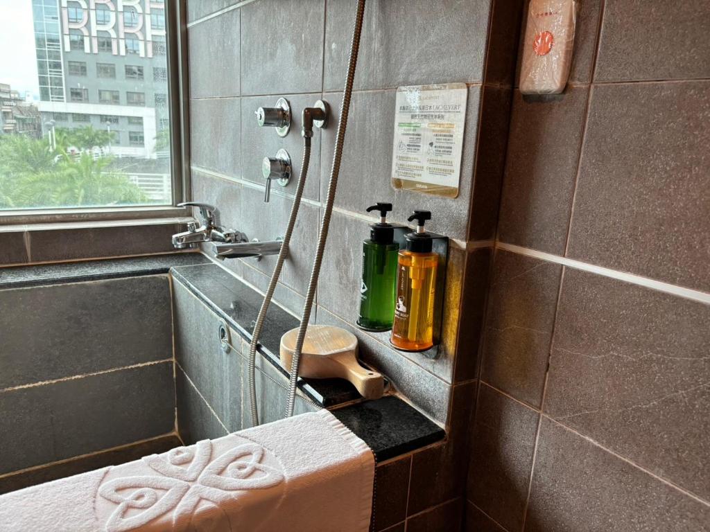 Koupelna v ubytování Art Spa Hotel