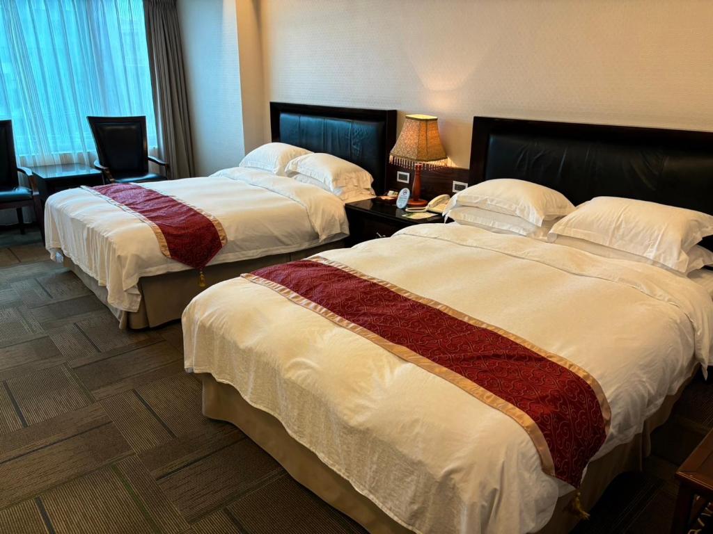 Postel nebo postele na pokoji v ubytování Art Spa Hotel