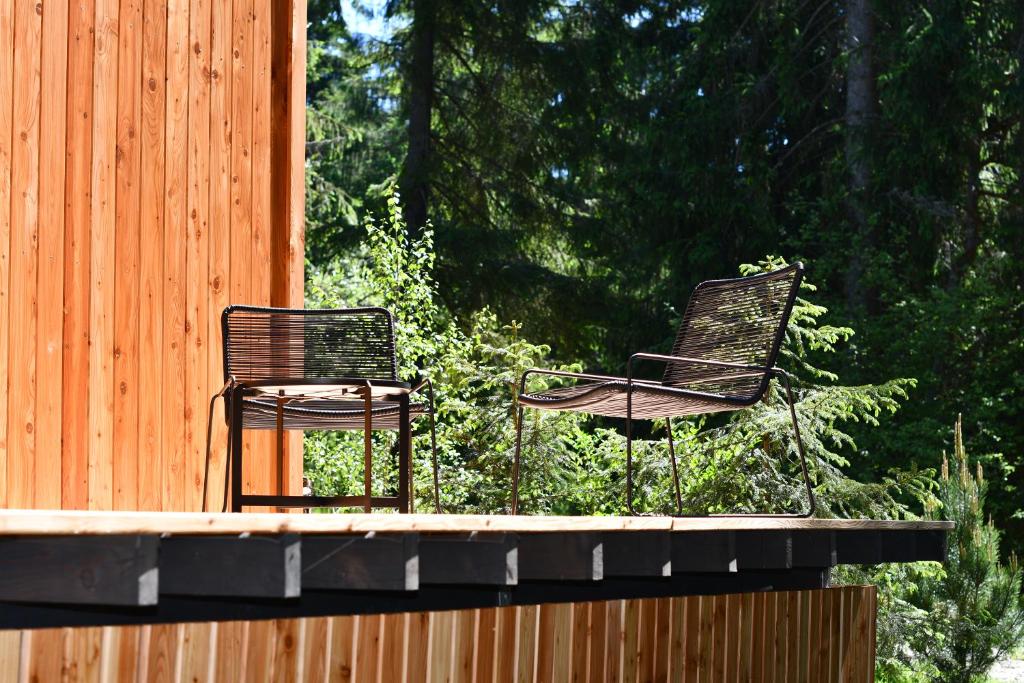 Vườn quanh Slovlife Cabins