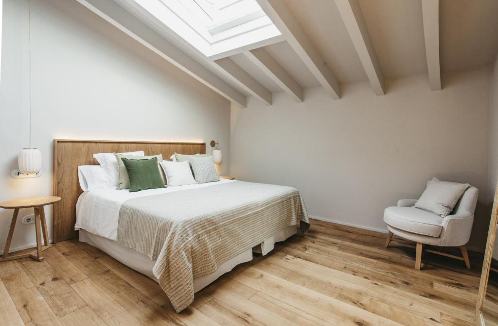 Postel nebo postele na pokoji v ubytování Hotel Rural Sant Patrici