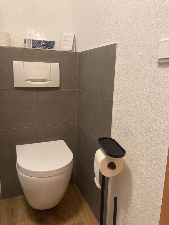 Koupelna v ubytování Hotel zur Schlemmerscheune