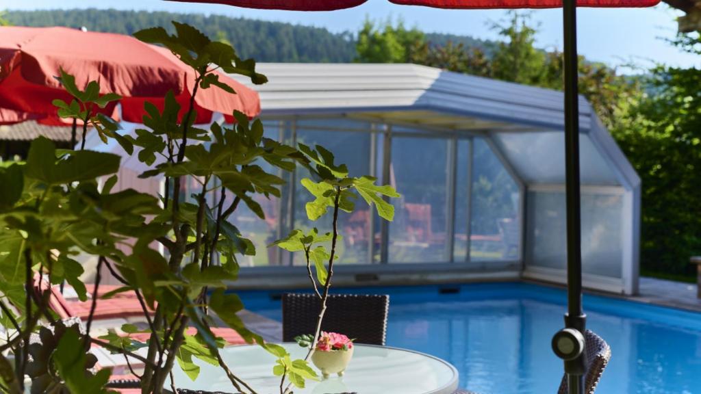 Bazén v ubytování Hotel Garni Buchenhof nebo v jeho okolí