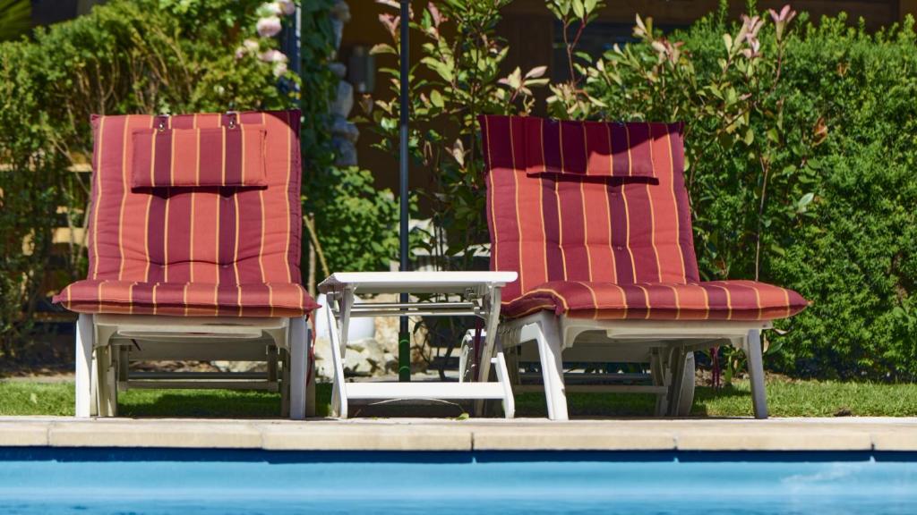 Bazén v ubytování Hotel Garni Buchenhof nebo v jeho okolí