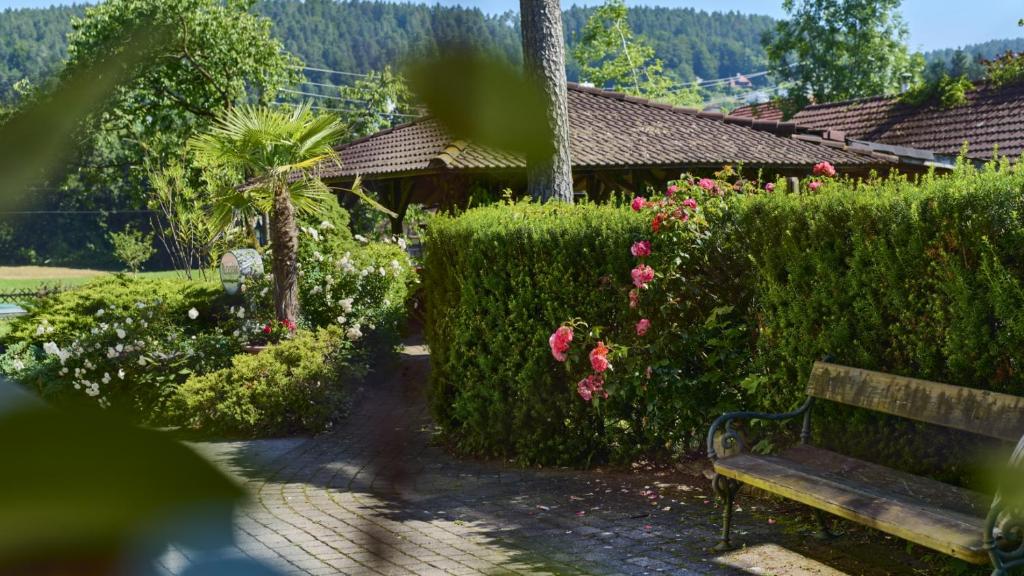 Zahrada ubytování Hotel Garni Buchenhof