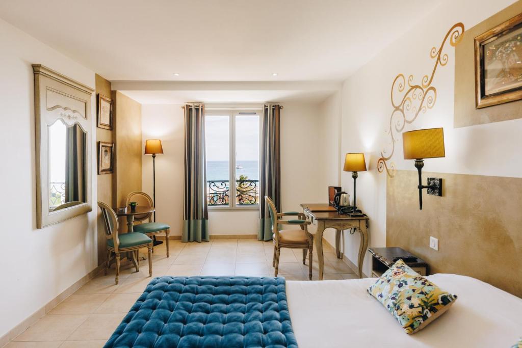 Posezení v ubytování Hôtel Liberata & Spa