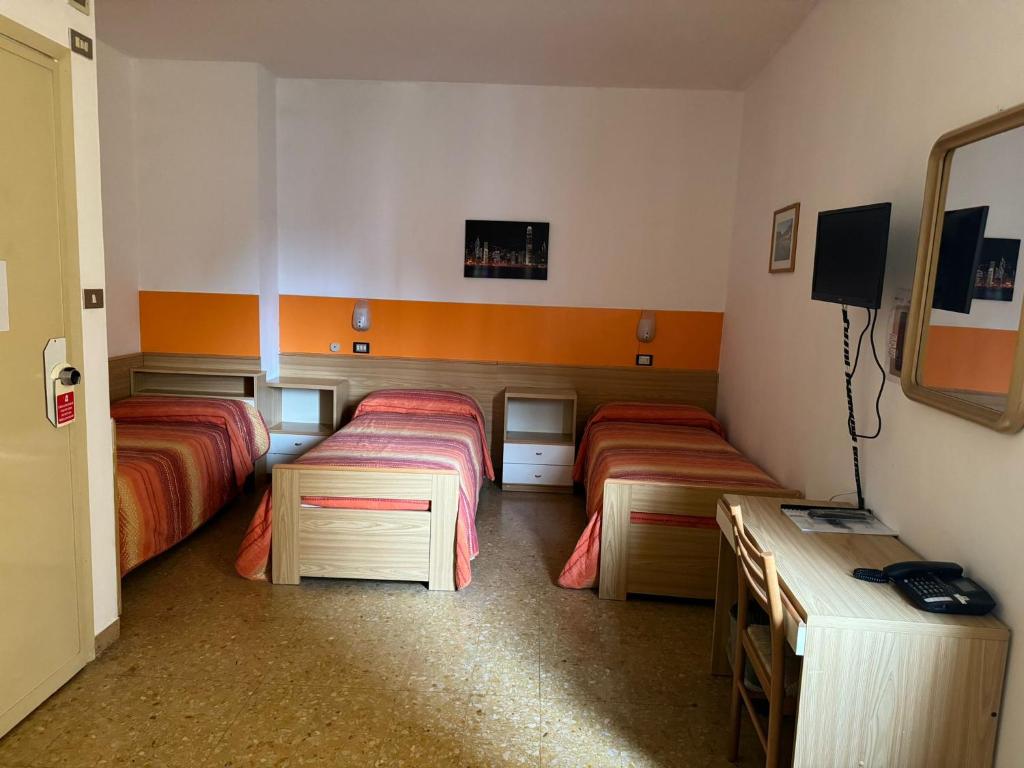 TV a/nebo společenská místnost v ubytování Hotel Garnì Capinera