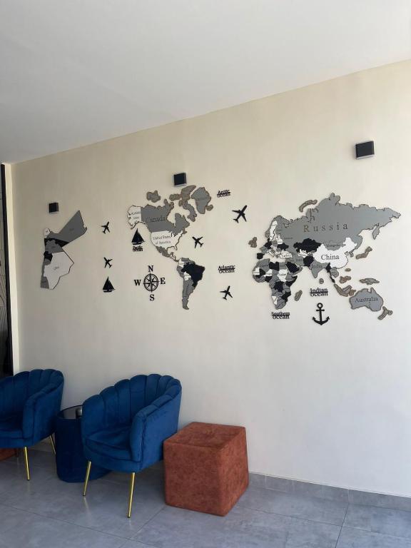 Posezení v ubytování Aladnan hotel