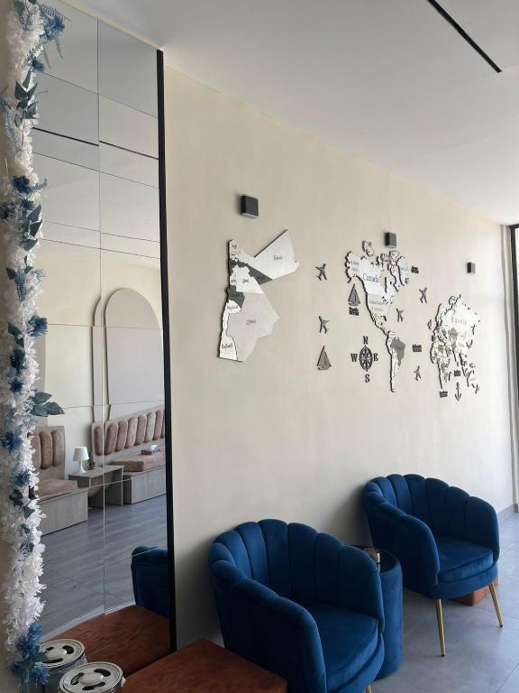 Posezení v ubytování Aladnan hotel