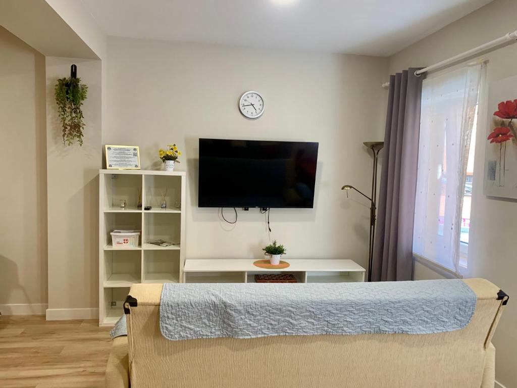 TV a/nebo společenská místnost v ubytování RuMar2 Apartamento con terraza