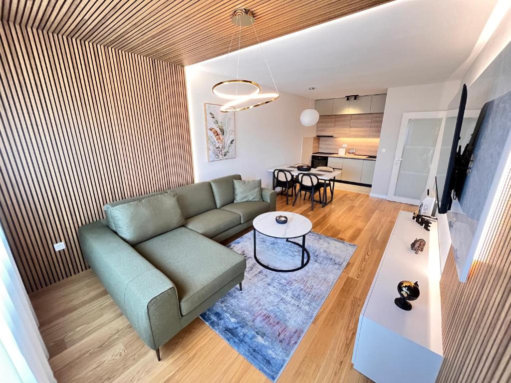 Posezení v ubytování APART 28- Luxury suites