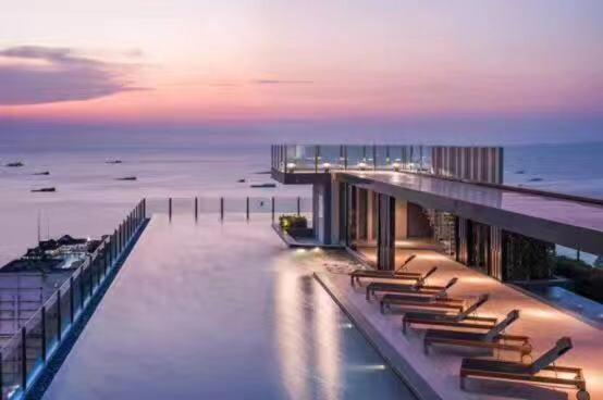 海景或在公寓式酒店看到的海景