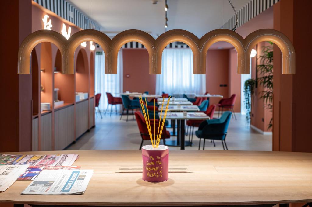 Posezení v ubytování Bleis Hotel