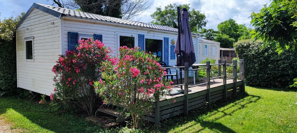 Zahrada ubytování Camping Carrefour de l'Ardèche