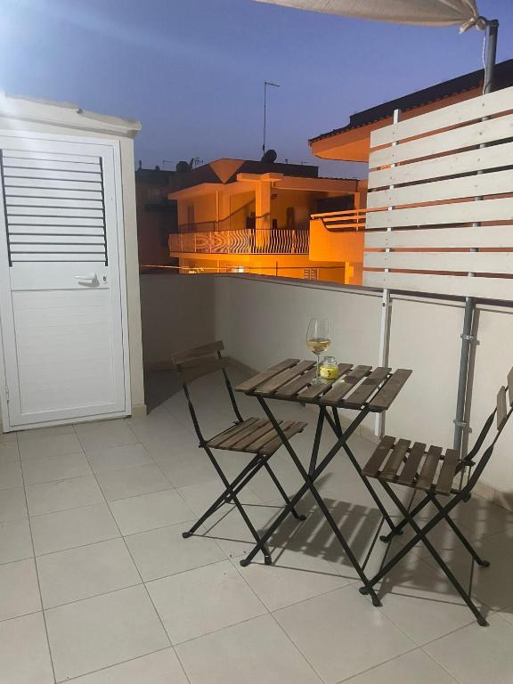 Balkón nebo terasa v ubytování Kyansa Sicily a Pachino