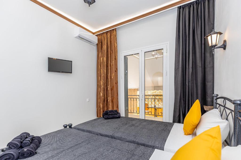 Postel nebo postele na pokoji v ubytování Riviera Apartment