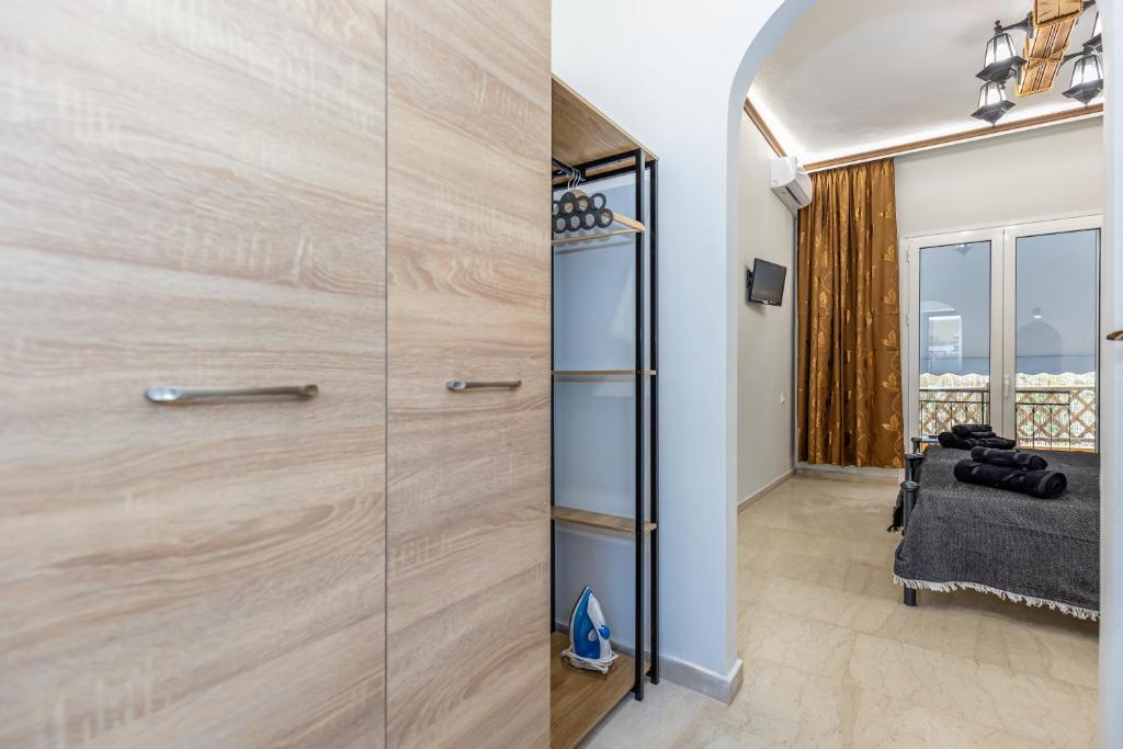 Posezení v ubytování Riviera Apartment