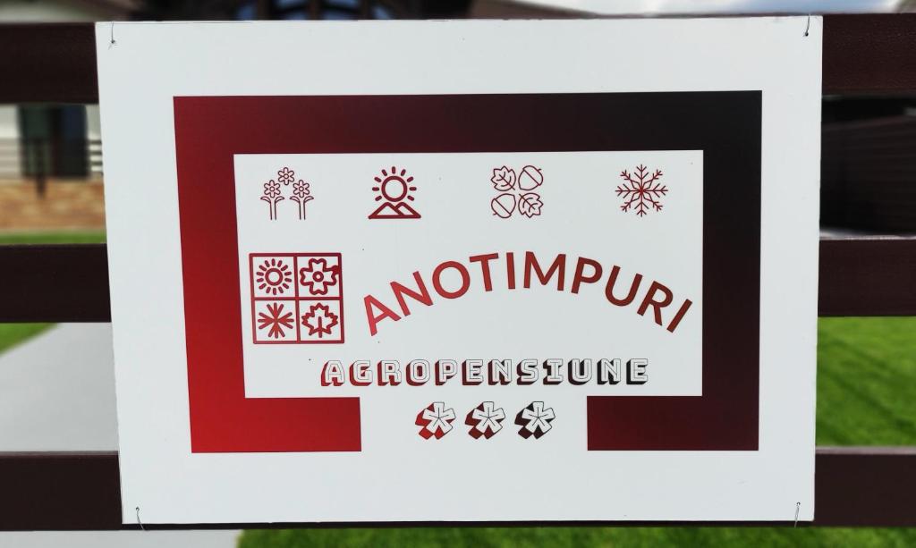 Certifikát, hodnocení, plakát nebo jiný dokument vystavený v ubytování Agropensiunea Anotimpuri
