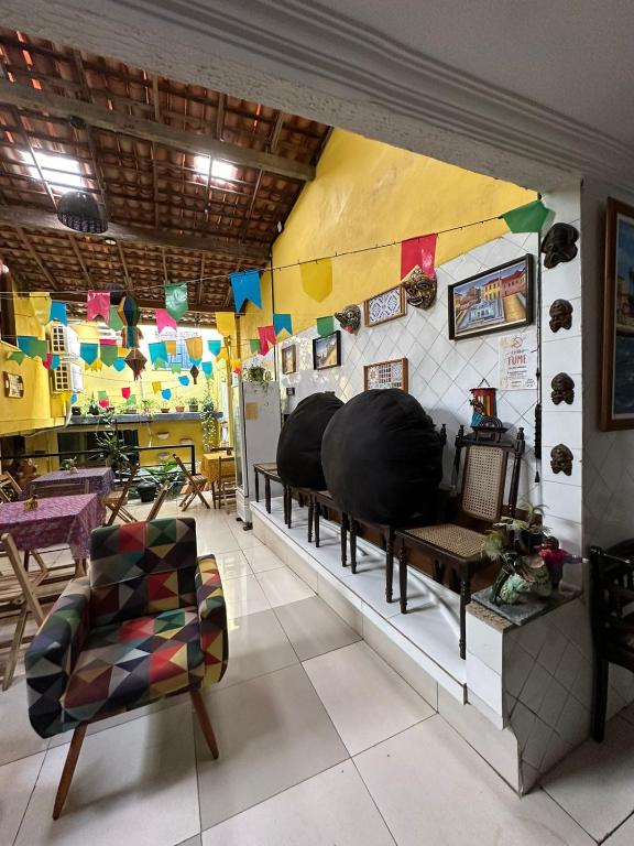Posezení v ubytování RioSlz Hostel