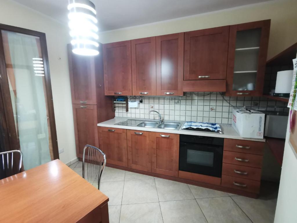 Kuchyň nebo kuchyňský kout v ubytování Casa Vitina
