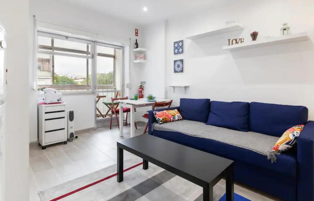 Posezení v ubytování Beautiful 1 Bedroom Apartment near Benfica