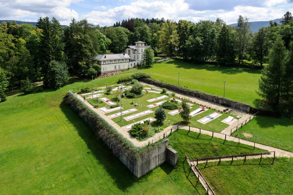 Zahrada ubytování Spa Resort Libverda - Villa Friedland