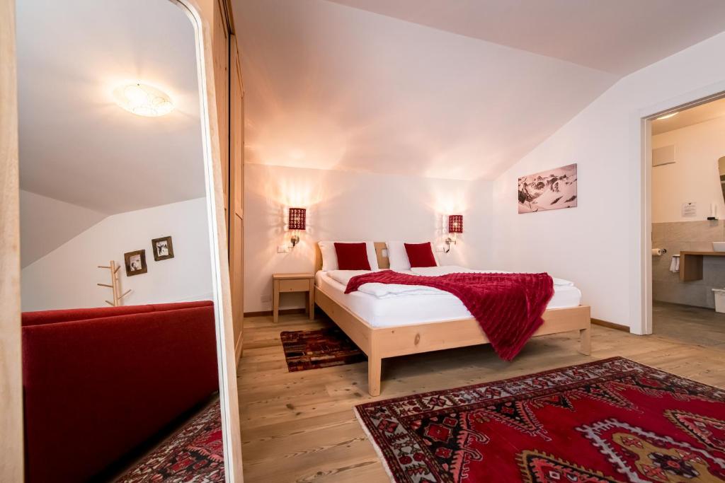 Postel nebo postele na pokoji v ubytování Am Schloss Guest House