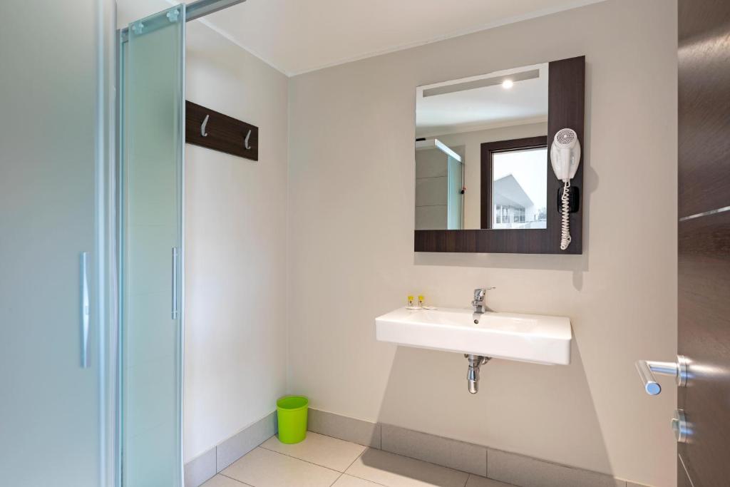 Koupelna v ubytování B&B Hotel Bergamo City