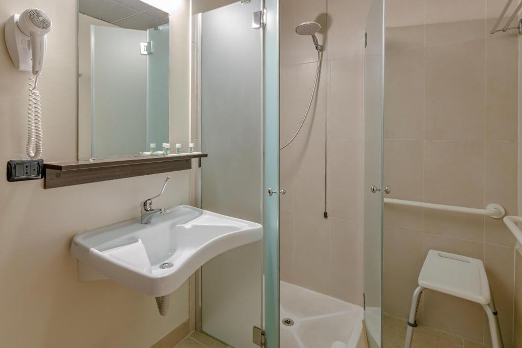 Koupelna v ubytování B&B Hotel Firenze City Center