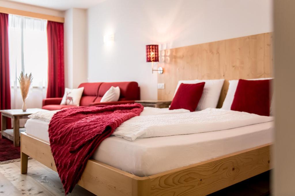 Postel nebo postele na pokoji v ubytování Am Schloss Guest House