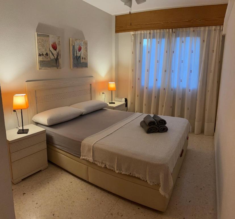 Postel nebo postele na pokoji v ubytování Apartamento Relax Playa Gandía