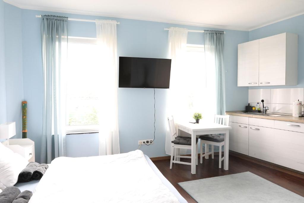 Η κουζίνα ή μικρή κουζίνα στο Studio Apartment Bremen 05
