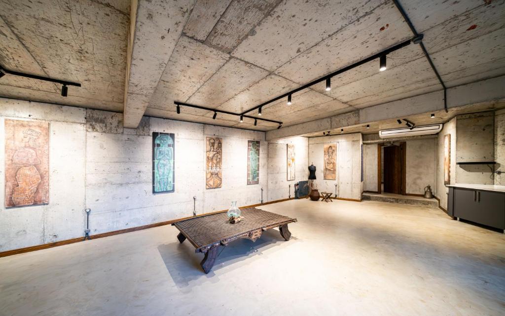 Posezení v ubytování Kikonia Art & Suites