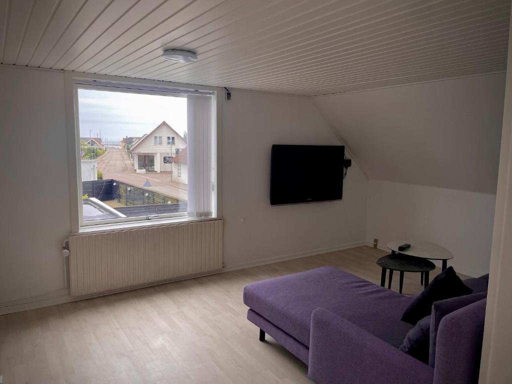 TV a/nebo společenská místnost v ubytování Charming home in the heart of Hou
